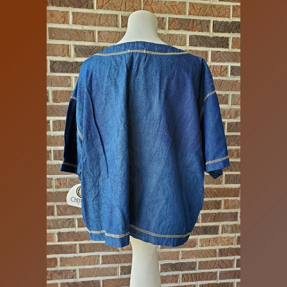 Vintage Cherokee Denim Top New with Tag - Picture 3 of 5